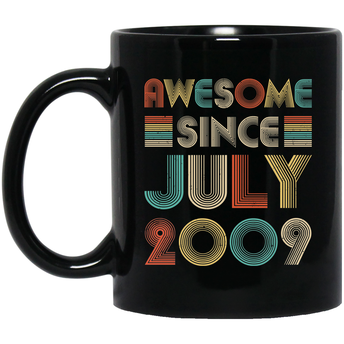 Awesome Since July 2009 Vintage 13th Birthday Gifts Mug