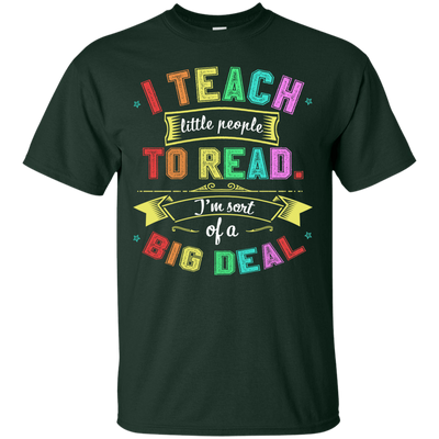 I Teach Little People To Read-T-Shirt & Hoodie-Classic T-Shirt-Forest Green