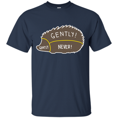 Proper way to pet a Hedgehog lover-T-Shirt & Hoodie-Classic T-Shirt-Navy