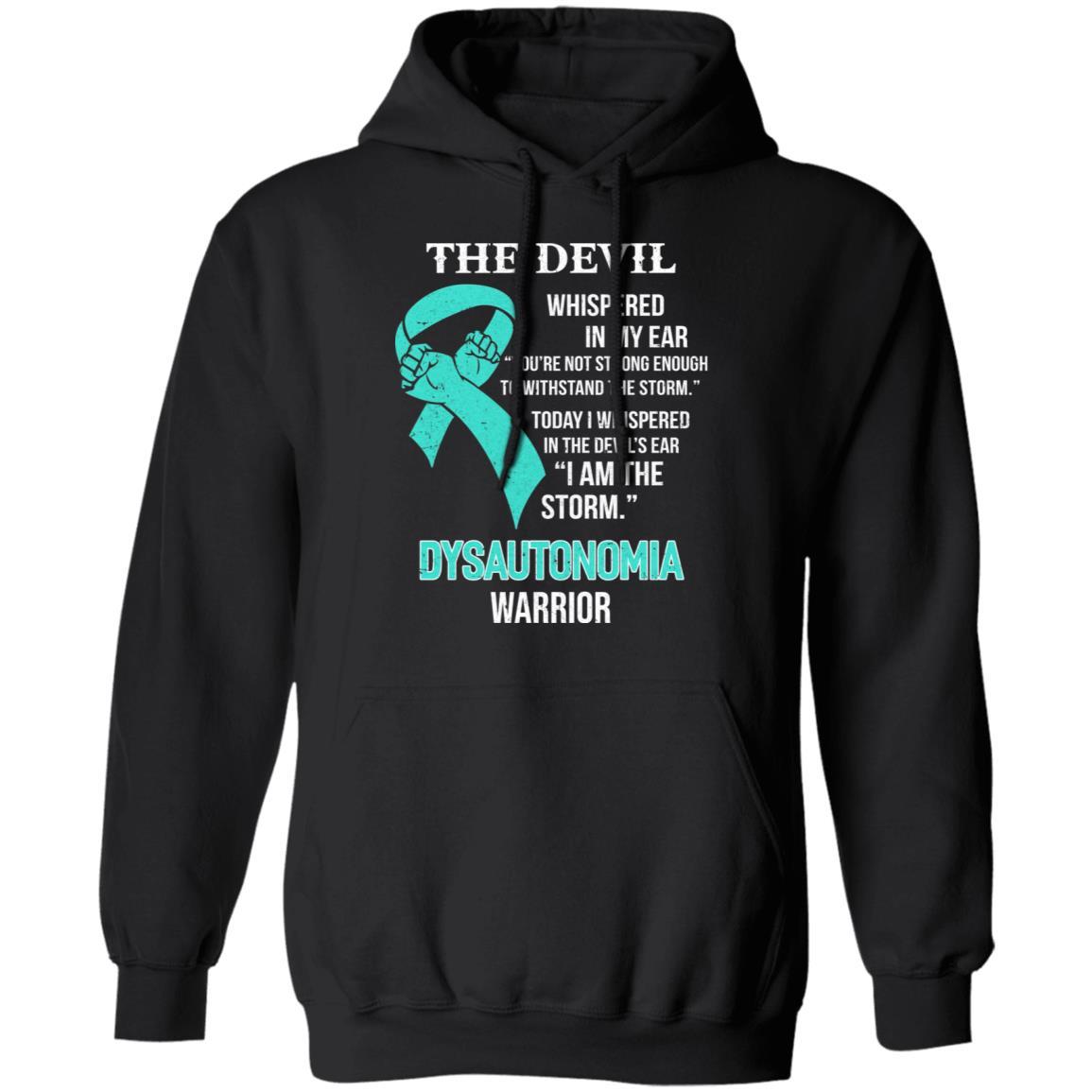I Am The Storm Support Dysautonomia Awareness-T-Shirt & Hoodie-Pullover Hoodie-Black