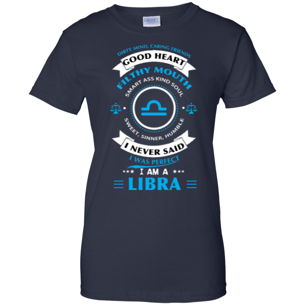 I'm A Libra-T-Shirt & Hoodie-Women's T-Shirt-Navy