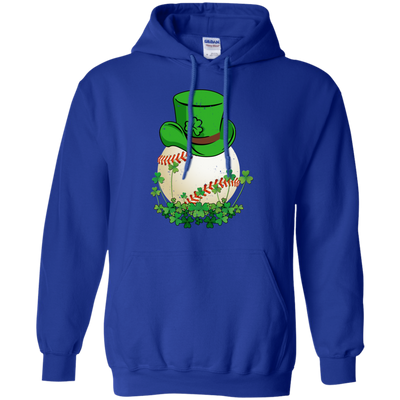 Shamrock Baseball Leprechaun St Patricks Day-T-Shirt & Hoodie-Pullover Hoodie-Royal