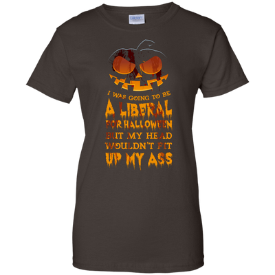 I Was Going to be a Liberal for Halloween-T-Shirt & Hoodie-Women's T-Shirt-Dark Chocolate