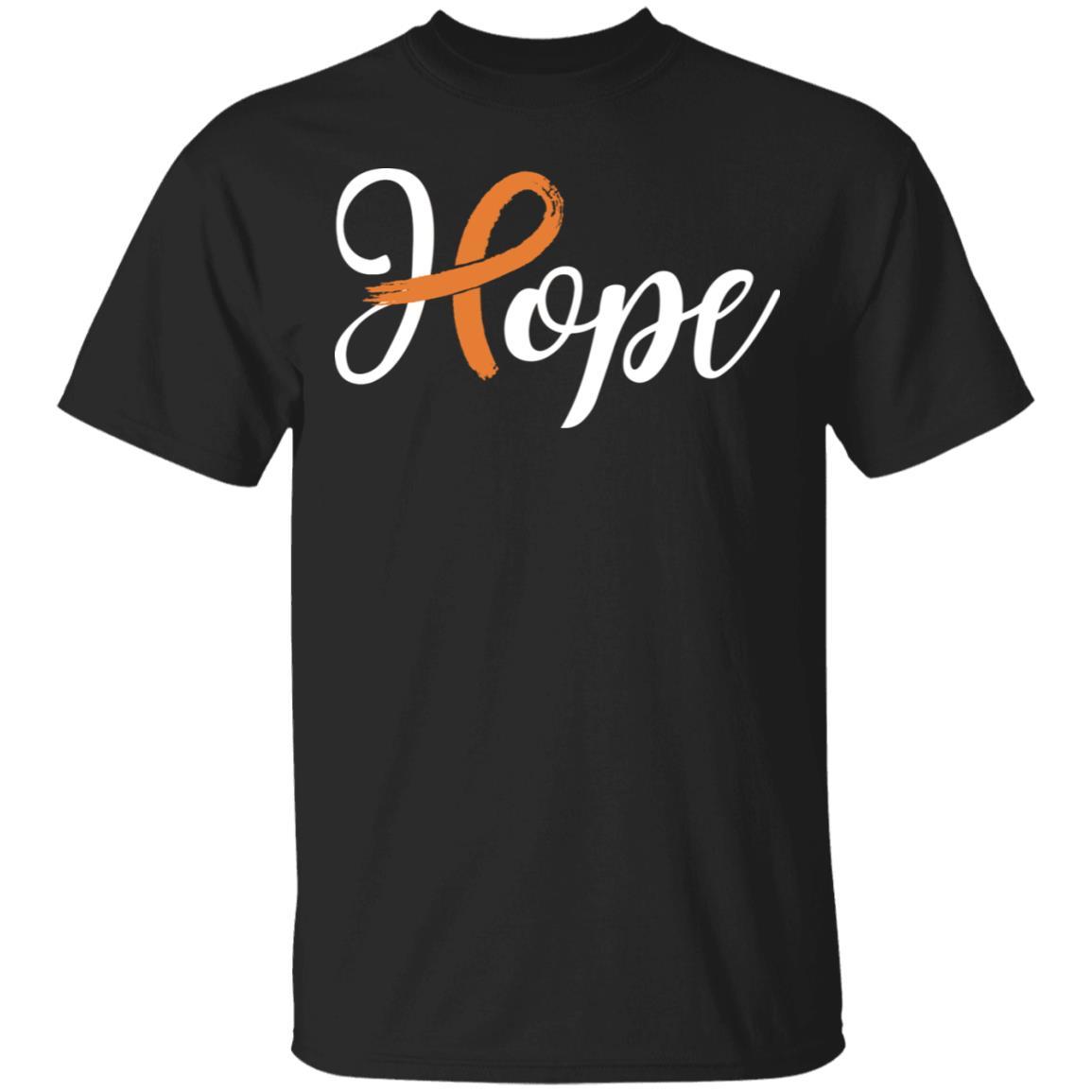 Multiple Sclerosis Leukemia Awareness Orange Ribbon Hope