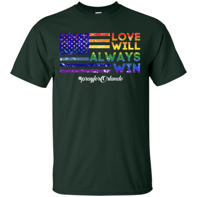 Love Will Alway Win-T-Shirt & Hoodie-Classic T-Shirt-Forest Green