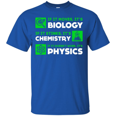 Biology Chemistry Physics Science Teacher-T-Shirt & Hoodie-Classic T-Shirt-Royal