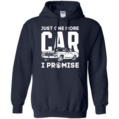 Just One More Car I Promise-T-Shirt & Hoodie-Pullover Hoodie-Navy