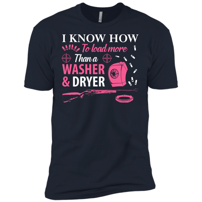 I Know How To Load More Than A Washer And Dryer-T-Shirt & Hoodie-Premium T-Shirt-Midnight Navy