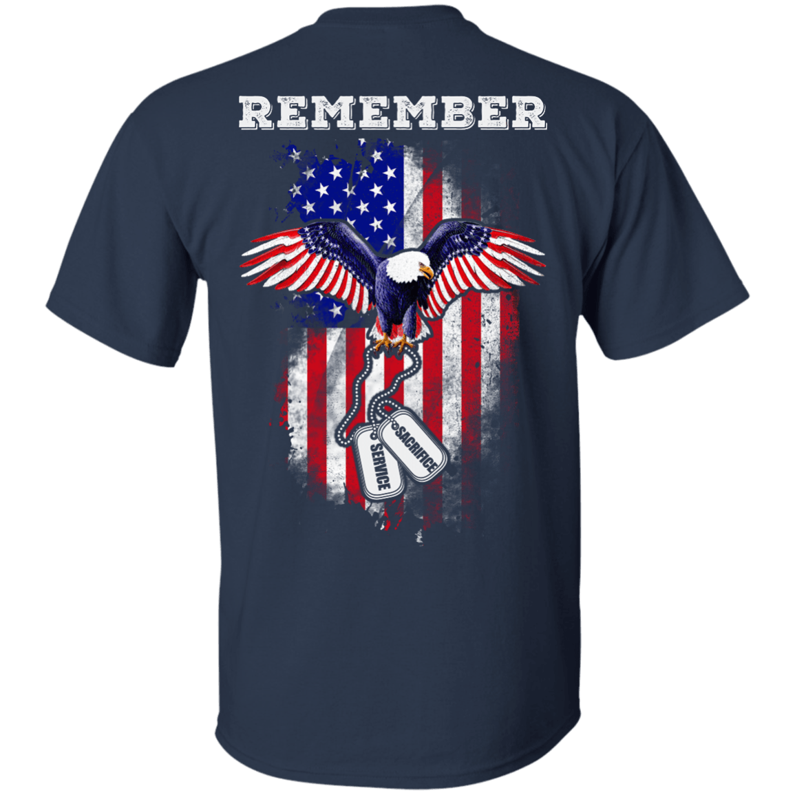 Remember Sacrifice Service-T-Shirt & Hoodie-Classic T-Shirt-Navy
