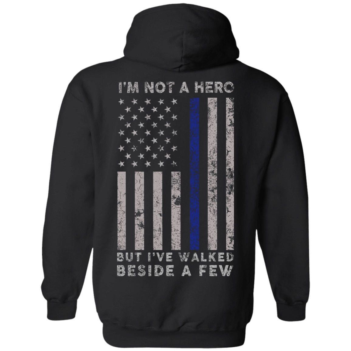 I'm Not A Hero-T-Shirt & Hoodie-Pullover Hoodie-Black