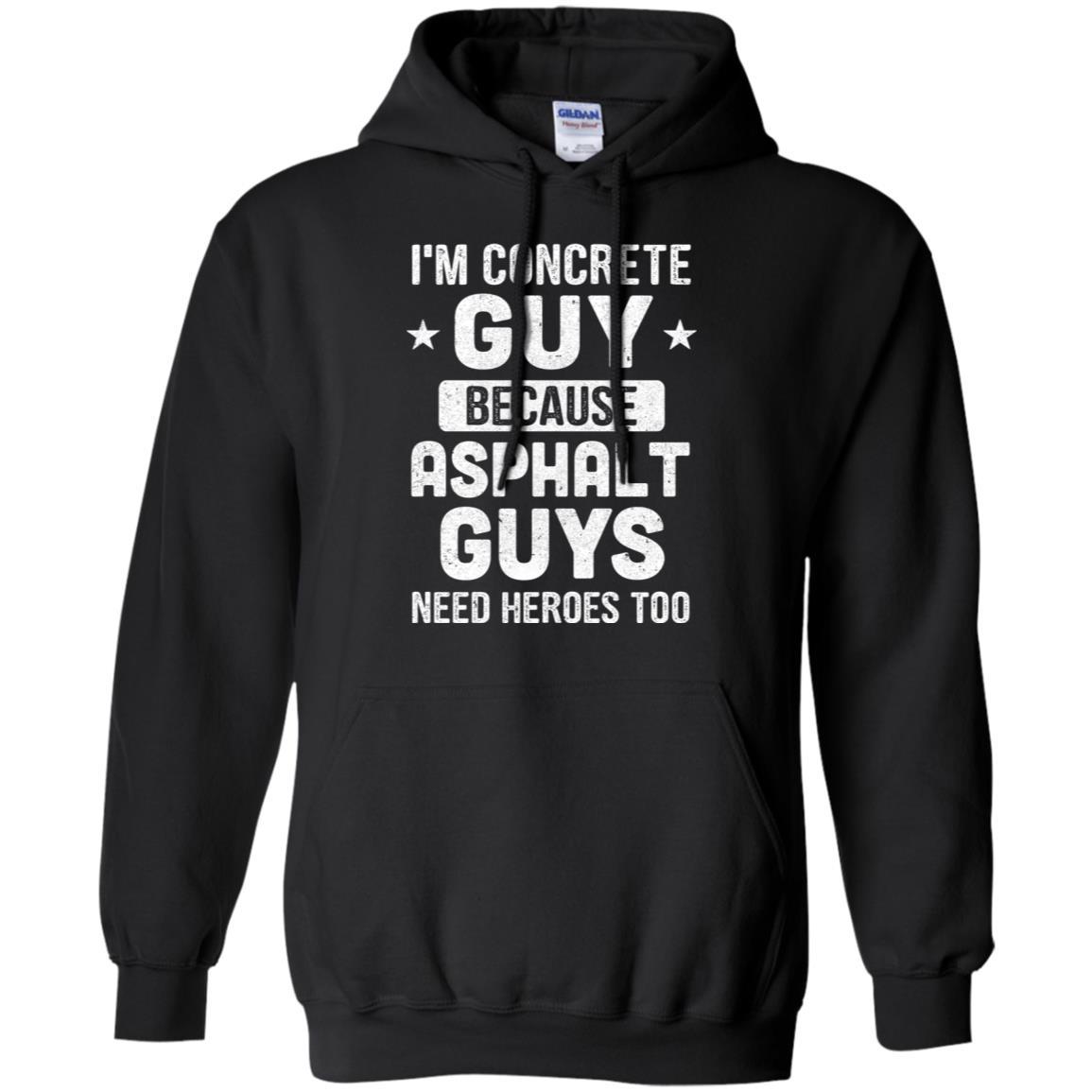 Funny Concrete Gift For Construction Worker-T-Shirt & Hoodie-Pullover Hoodie-Black
