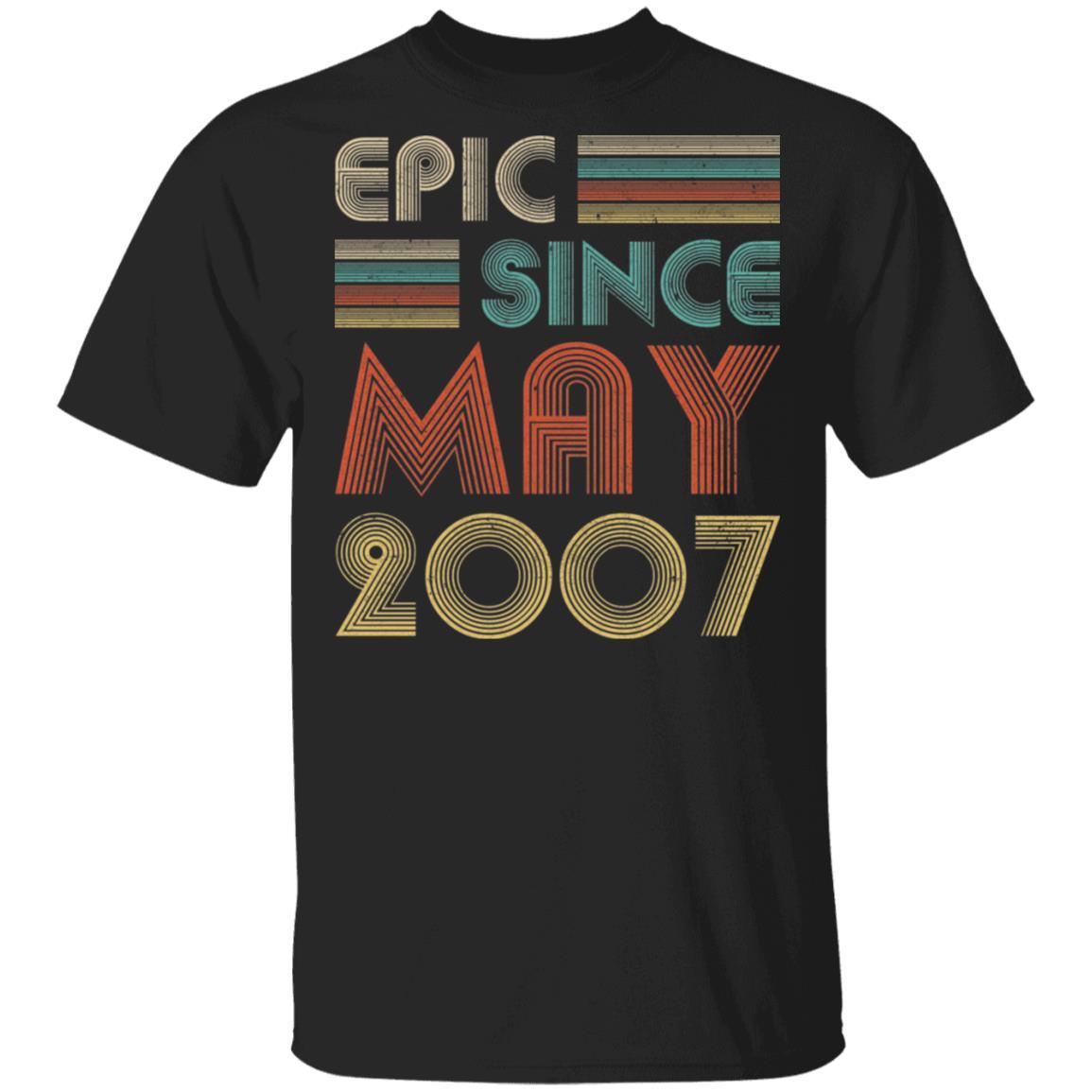 Epic Since May 2007 Vintage 15th Birthday Gifts