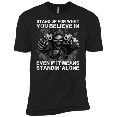STAND UP FOR WHAT YOU BELIEVE-T-Shirt & Hoodie-Premium T-Shirt-Black