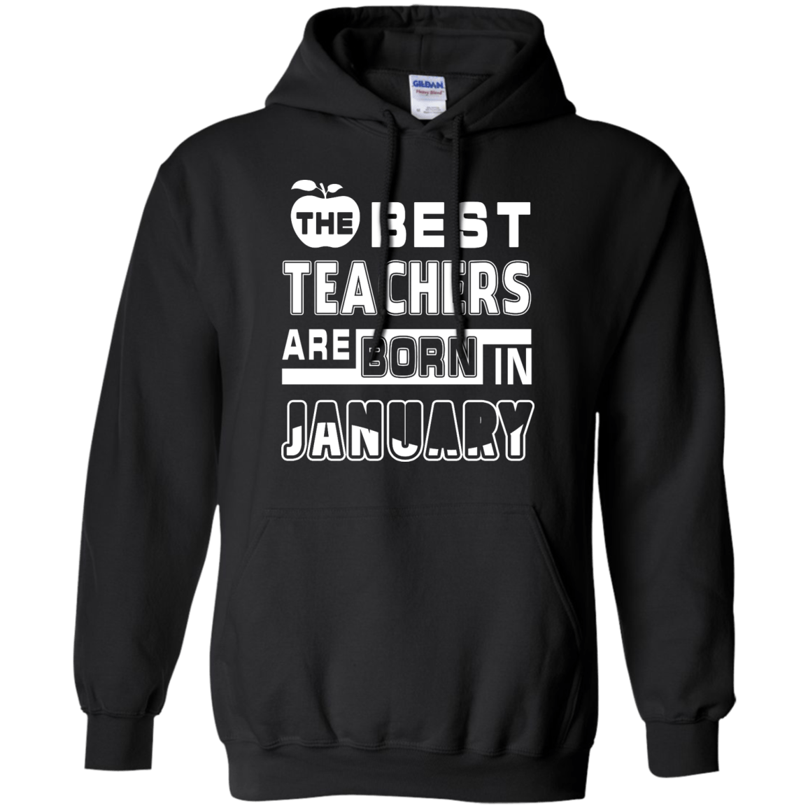 The Best Teachers Are Born In February-T-Shirt & Hoodie-Pullover Hoodie-Black