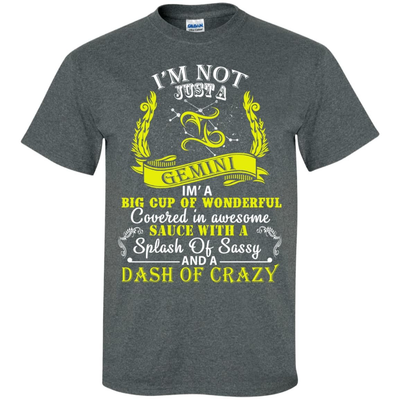 I AM NOT JUST A GEMINI-T-Shirt & Hoodie-Classic T-Shirt-Dark Heather