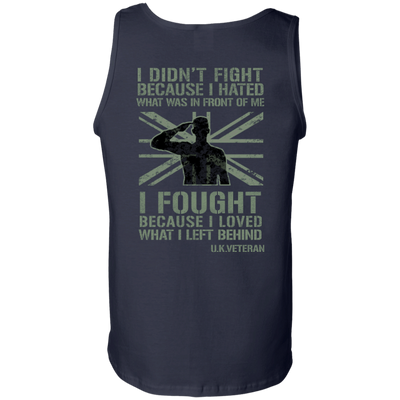 UK Veteran Affairs-T-Shirt & Hoodie-Unisex Tank-Navy
