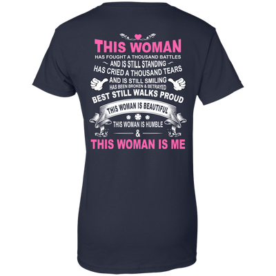 This Woman Is Me-T-Shirt & Hoodie-Women's T-Shirt-Navy