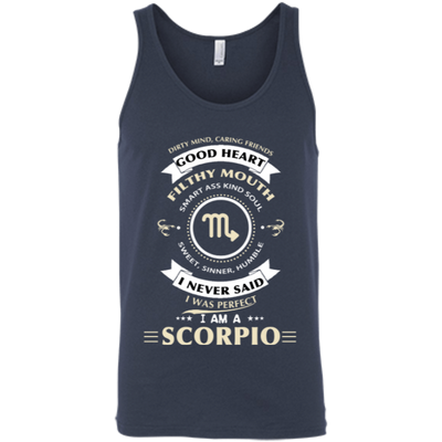 I'm A Scorpio-T-Shirt & Hoodie-Unisex Tank-Navy