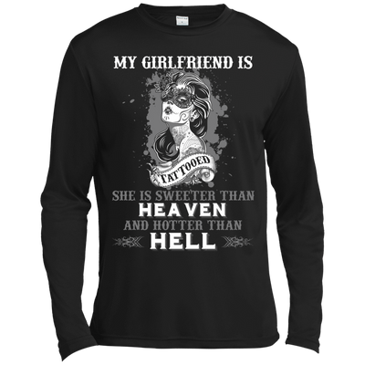My Girlfriend Is Tattooted-T-Shirt & Hoodie-Long Sleeve T-Shirt-Black