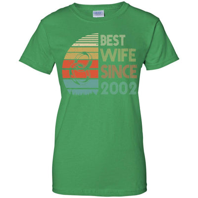 19th Wedding Anniversary Gifts Best Wife Since 2002-T-Shirt & Hoodie-Women's T-Shirt-Irish Green