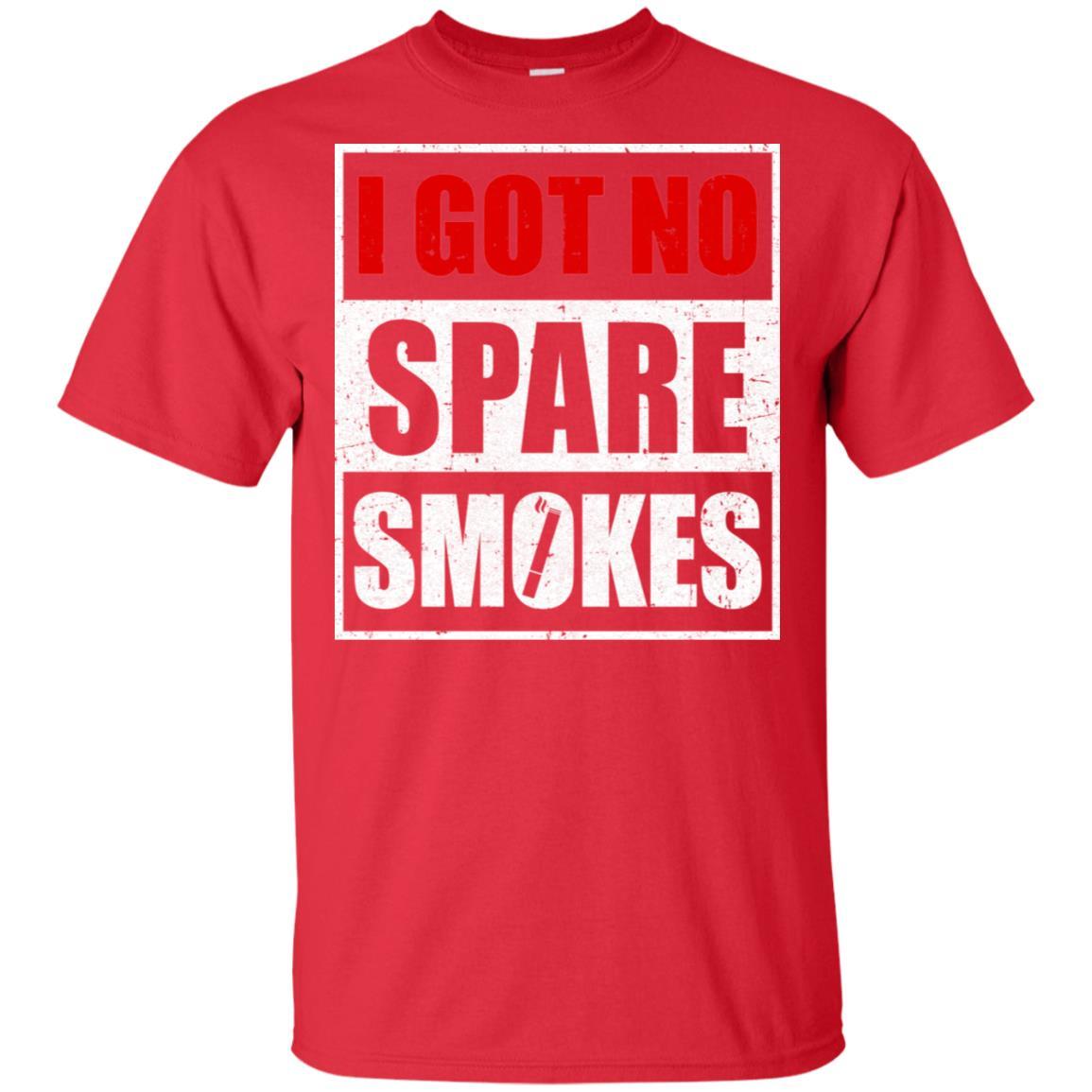 Funny I Got No Spare Smokes-T-Shirt & Hoodie-Classic T-Shirt-Red