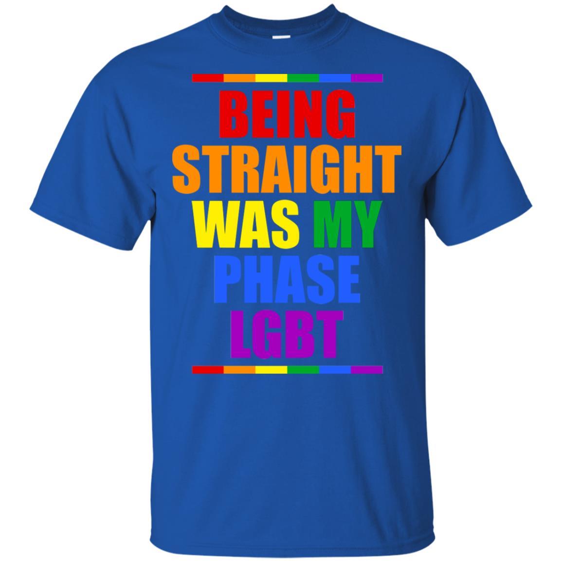LGBT Pride Being Straight Was My Phase-T-Shirt & Hoodie-Classic T-Shirt-Royal