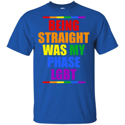 LGBT Pride Being Straight Was My Phase-T-Shirt & Hoodie-Classic T-Shirt-Royal