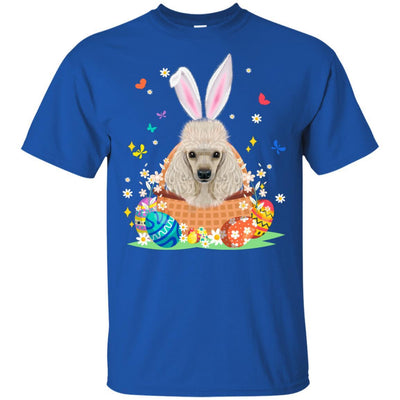 Poodle Bunny Hat Rabbit Easter Eggs-T-Shirt & Hoodie-Classic T-Shirt-Royal