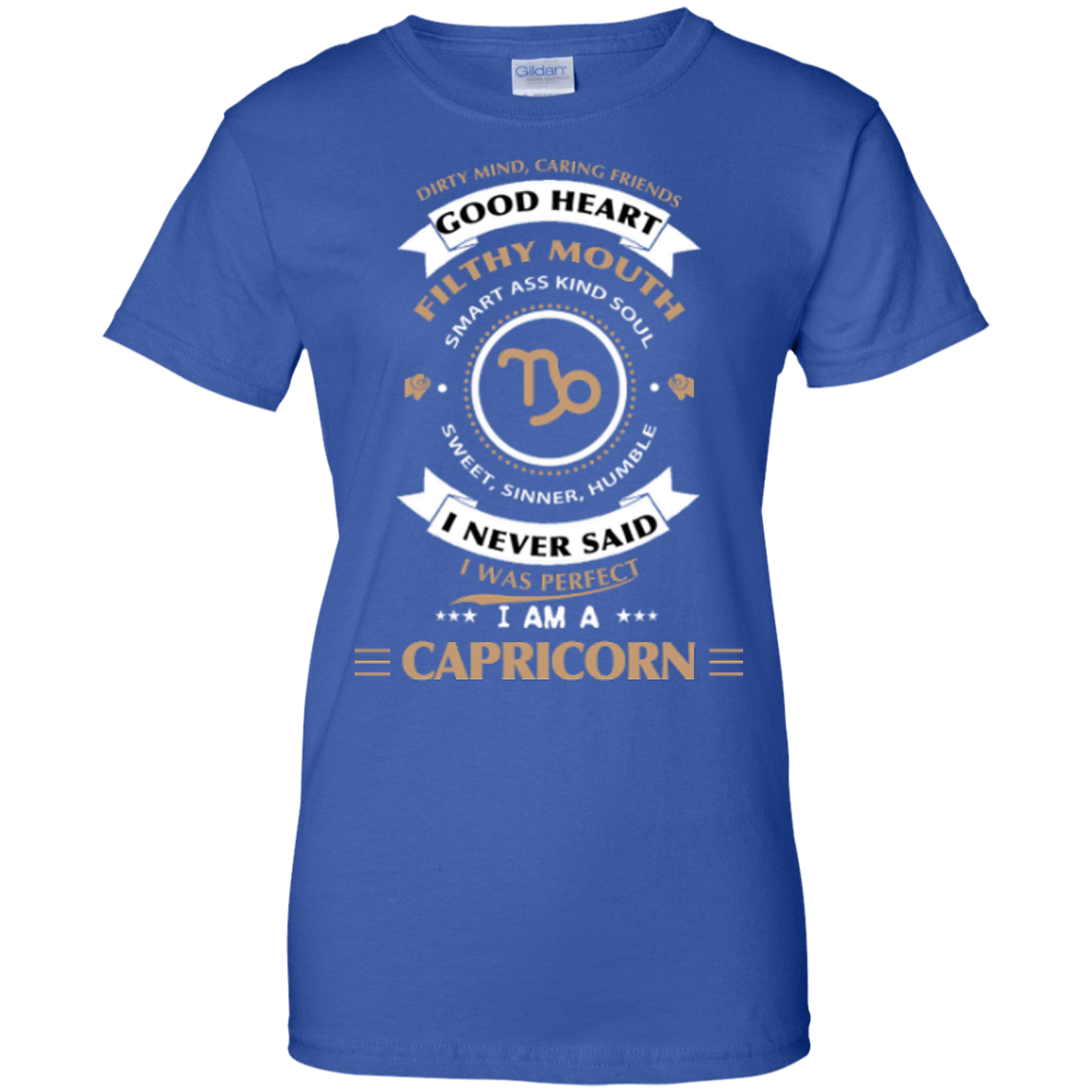 I'm A Capricorn-T-Shirt & Hoodie-Women's T-Shirt-Royal