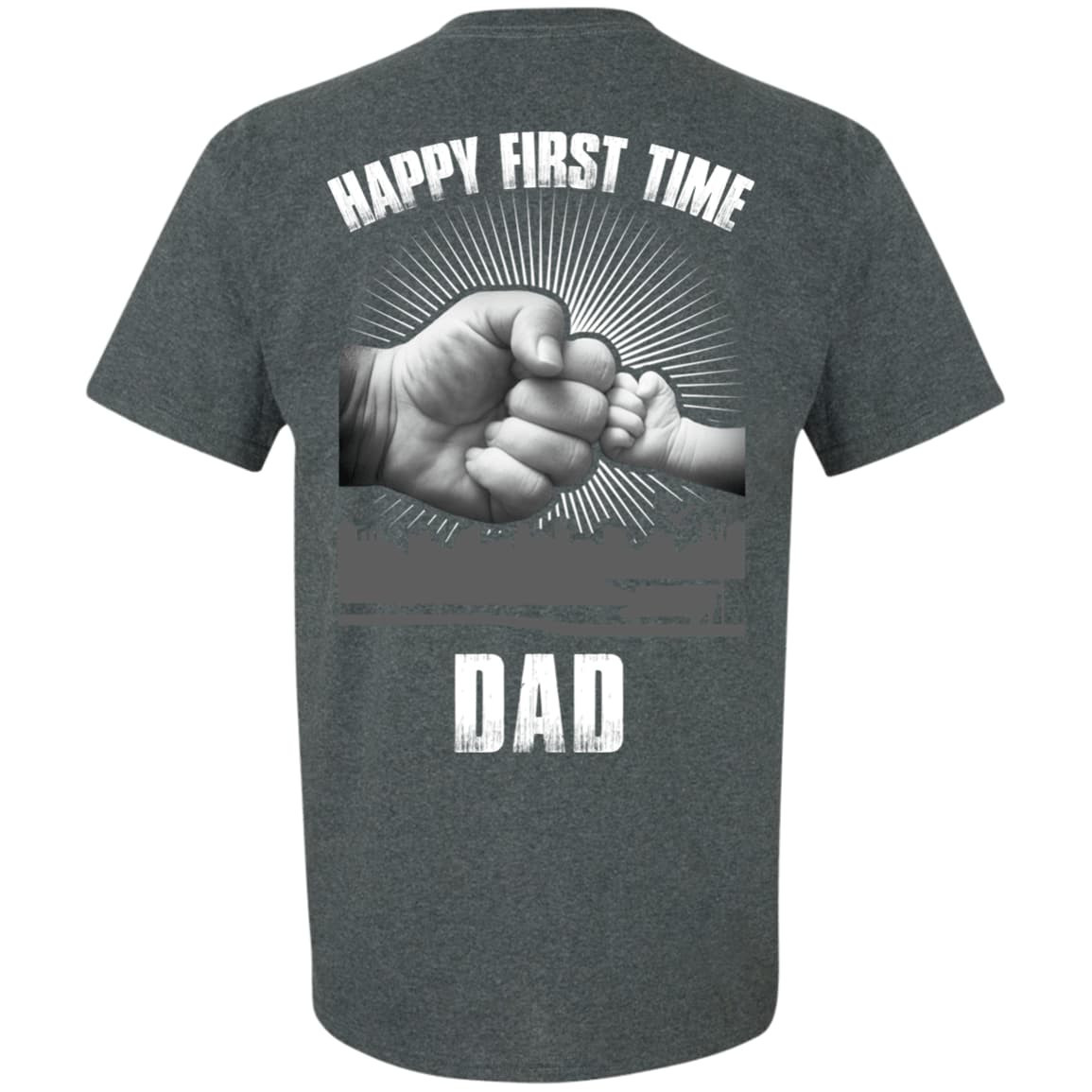 HAPPY FIRST TIME DAD-T-Shirt & Hoodie-Classic T-Shirt-Dark Heather