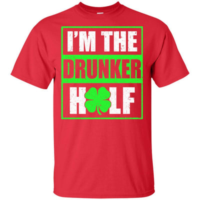 Funny I'm The Drunker Half St Patricks Day-T-Shirt & Hoodie-Classic T-Shirt-Red