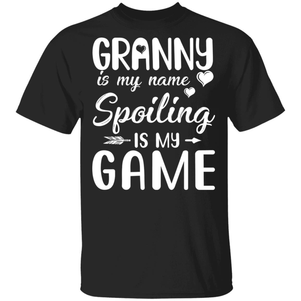 Granny Is My Name Spoiling Is My Game Funny Mothers Day