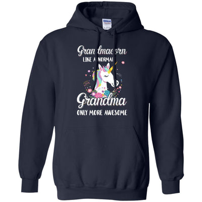 Grandmacorn Like A Normal Grandma Only More Awesome-T-Shirt & Hoodie-Pullover Hoodie-Navy