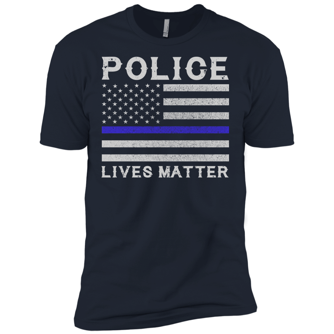 Police Lives Matter-T-Shirt & Hoodie-Premium T-Shirt-Midnight Navy