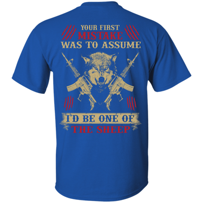 Your First Mistake Was To Assume-T-Shirt & Hoodie-Classic T-Shirt-Royal
