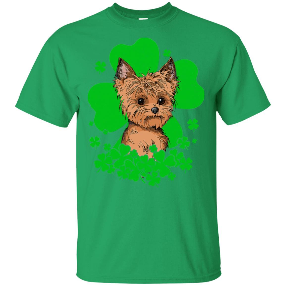 Yorkie St. Patrick's Day Clovers