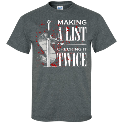 Making A List And Check It-T-Shirt & Hoodie-Classic T-Shirt-Dark Heather