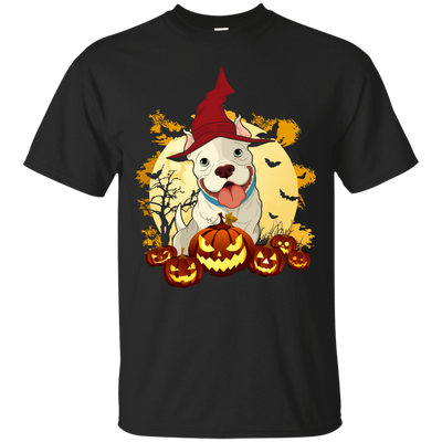 Pitbull Halloween Pumpkin-T-Shirt & Hoodie-Classic T-Shirt-Black