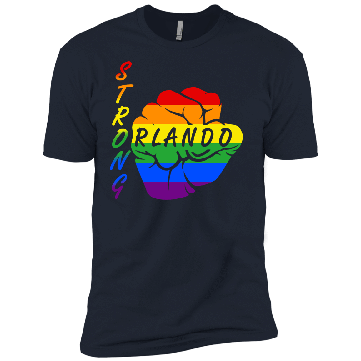 Strong Orlando LGBT-T-Shirt & Hoodie-Premium T-Shirt-Midnight Navy