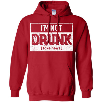 I'm Not Drunk Fake New St Patricks Day Drinking-T-Shirt & Hoodie-Pullover Hoodie-Red
