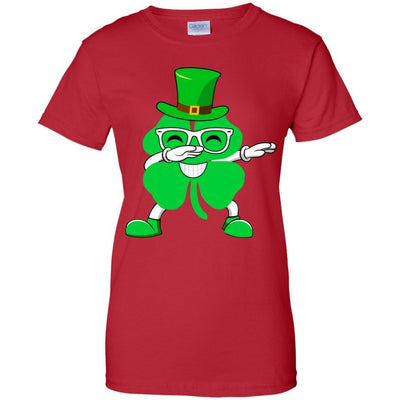 Shamrock Dabbing Happy St Patricks Day Shenanigator-T-Shirt & Hoodie-Women's T-Shirt-Red
