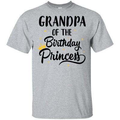 Grandpa Of The Birthday Princess Matching Family Party-T-Shirt & Hoodie-Classic T-Shirt-Sport Grey