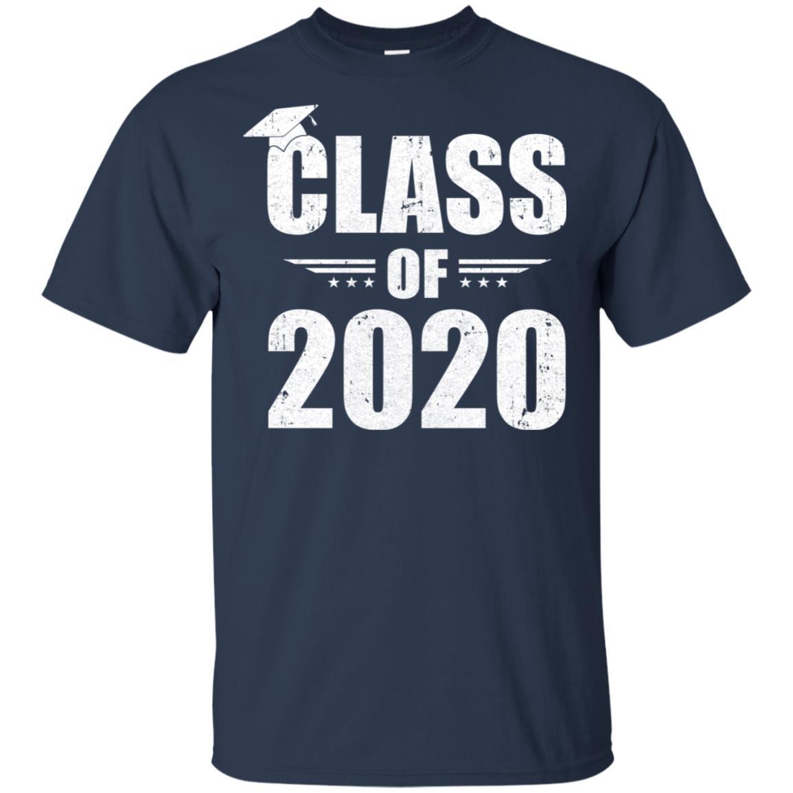 Class Of 2020 Grow With Me Graduation Year-T-Shirt & Hoodie-Classic T-Shirt-Navy