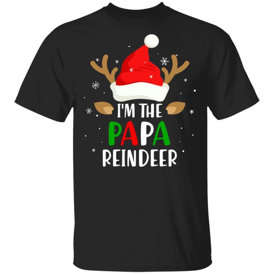 I'm The Papa Reindeer Matching Family Christmas