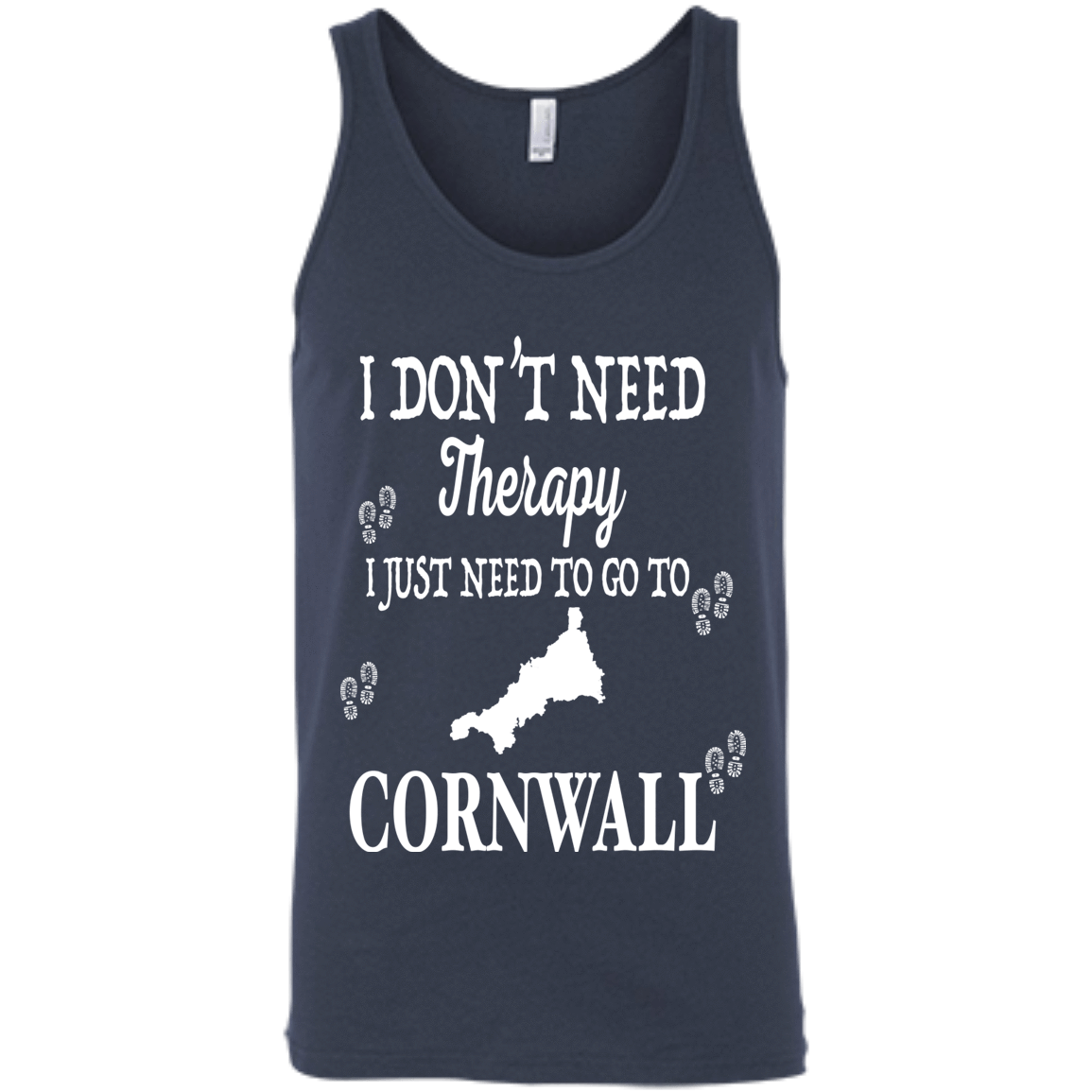 I Just Need To Go To Cornwall-T-Shirt & Hoodie-Unisex Tank-Navy
