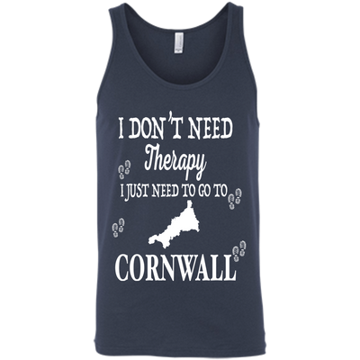 I Just Need To Go To Cornwall-T-Shirt & Hoodie-Unisex Tank-Navy