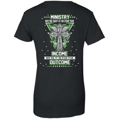 Ministy In It For The Outcome-T-Shirt & Hoodie-Women's T-Shirt-Black