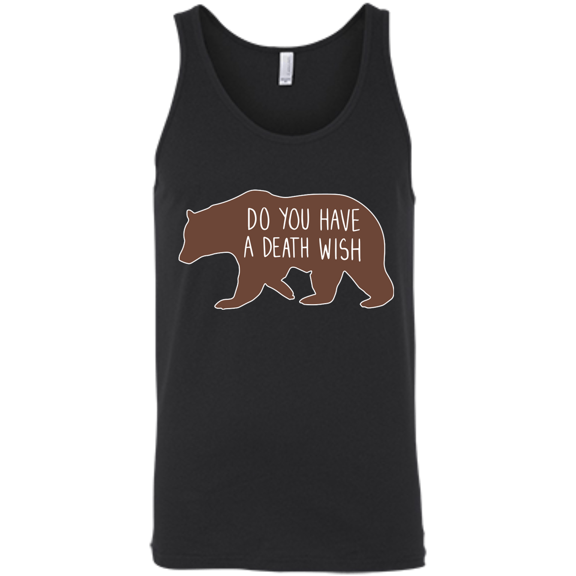 Proper way to pet a Bear lover-T-Shirt & Hoodie-Unisex Tank-Black