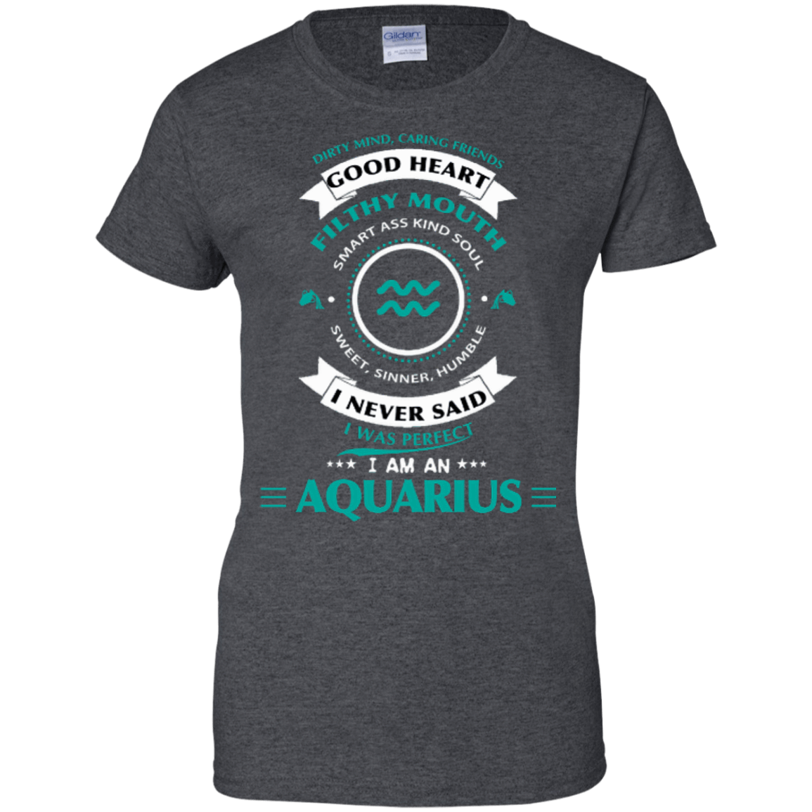I'm An Aquarius-T-Shirt & Hoodie-Women's T-Shirt-Dark Heather