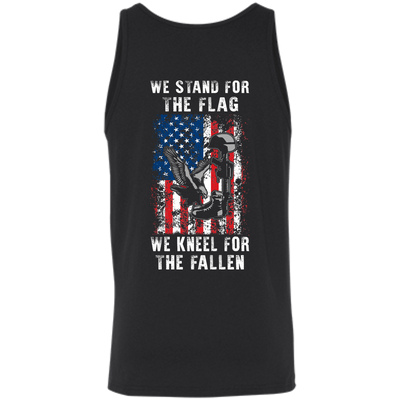 We Stand For The Flag-T-Shirt & Hoodie-Unisex Tank-Black